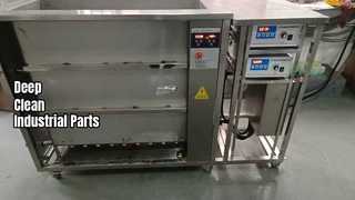 560L 40KHz Endüstriyel Ultrasonik Temizleme Ekipmanı Paslanmaz Çelik Tek Tank Sizin İçin