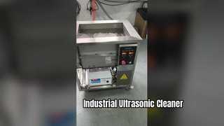 Daha Yakından Bakış: Zaman Kontrollü 108L Büyük Endüstriyel Ultrasonik Temizleyici Paslanmaz Çelik Tank